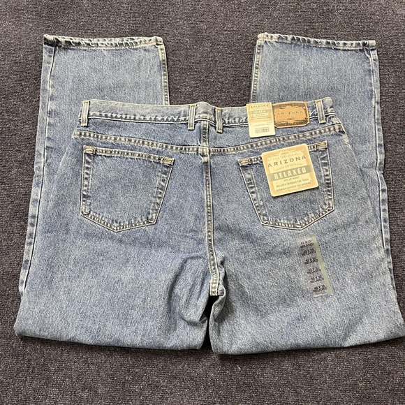 Arizona Jean Company Other - Vintage Arizona Jean Company Jeans Mens 42x32 Relaxed Stone Wash Denim Tapered